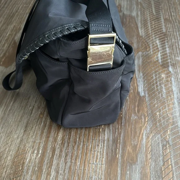Tory Burch Marion black nylon crossbody messenger diaper bag - Picture 3 of 16
